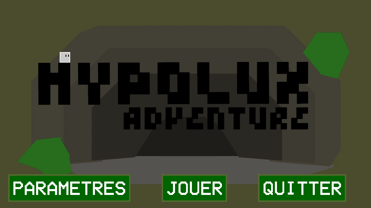 HypoluxAdventure : Menu
